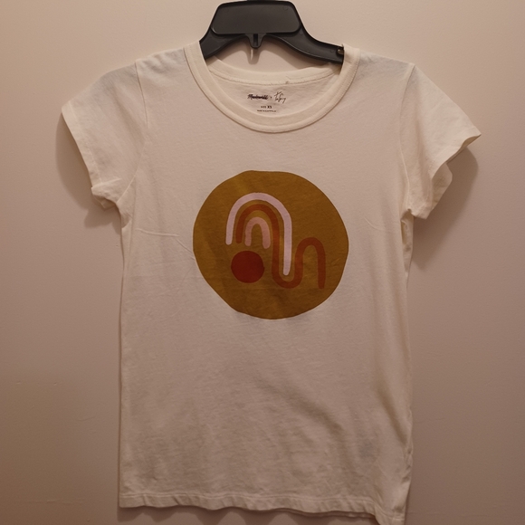 NWOT Madewell x Tess Guinery crop tee sz XS - Picture 1 of 5